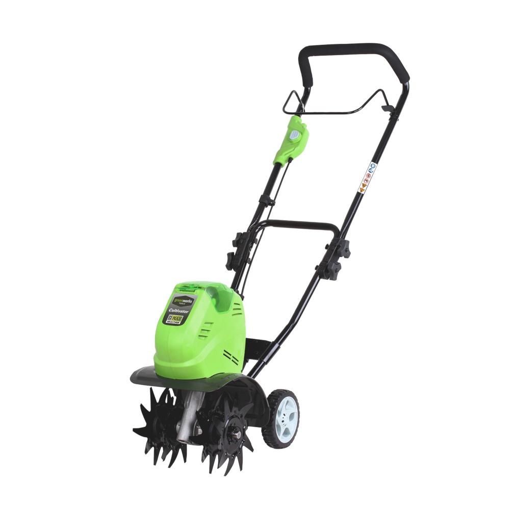 Культиватор аккумуляторный GREENWORKS G40TLK4 40V C АКБ 4АЧ И ЗУ 27087VB