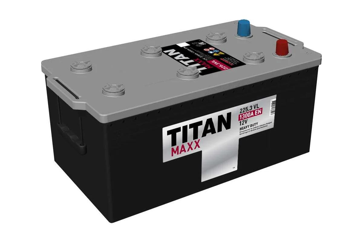 Аккумулятор TITAN MAXX EFB 225.3 VL (О.П.) 1300А (518х274х237) конус 4607008884449