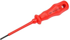 Отвертка диэлектрическая шлицевая IEK ARMA2L 3 SL2.5х75 K2 1000B A2L3-SC30-K2-SL-25-075
