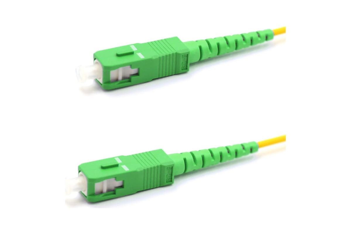Патч-корд оптический REXANT 50-2060 9/125 (OS2) SC/APC-SC/APC, (Simplex), LSZH, 7м