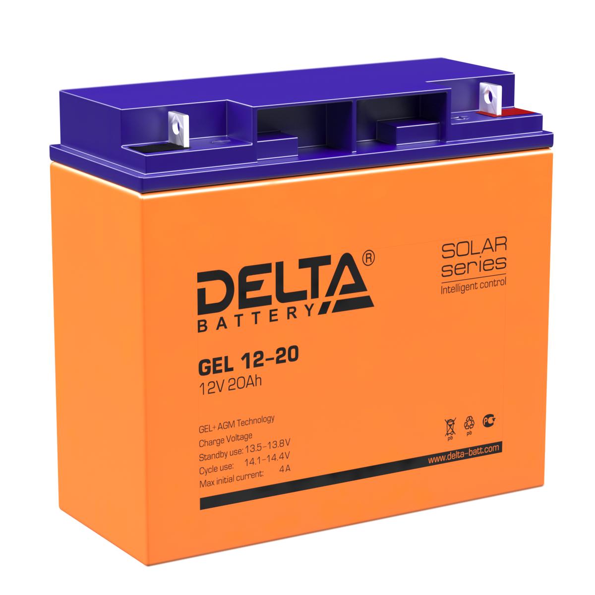 Аккумулятор Delta GEL 12-20 (AGM+GEL)