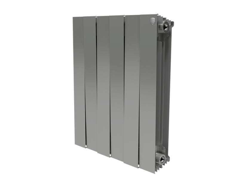 Радиатор отопления ROYAL THERMO PianoForte 500 - 12 секций биметалл Silver Satin НС-1176336