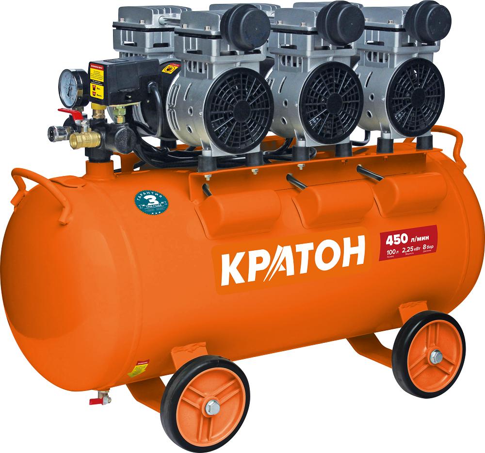 Компрессор поршневой безмасляный КРАТОН AC-450-100-OFS 3 01 01 054