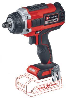 Гайковерт аккумуляторный EINHELL PXC Impaxxo 18/400 ударный 4510070