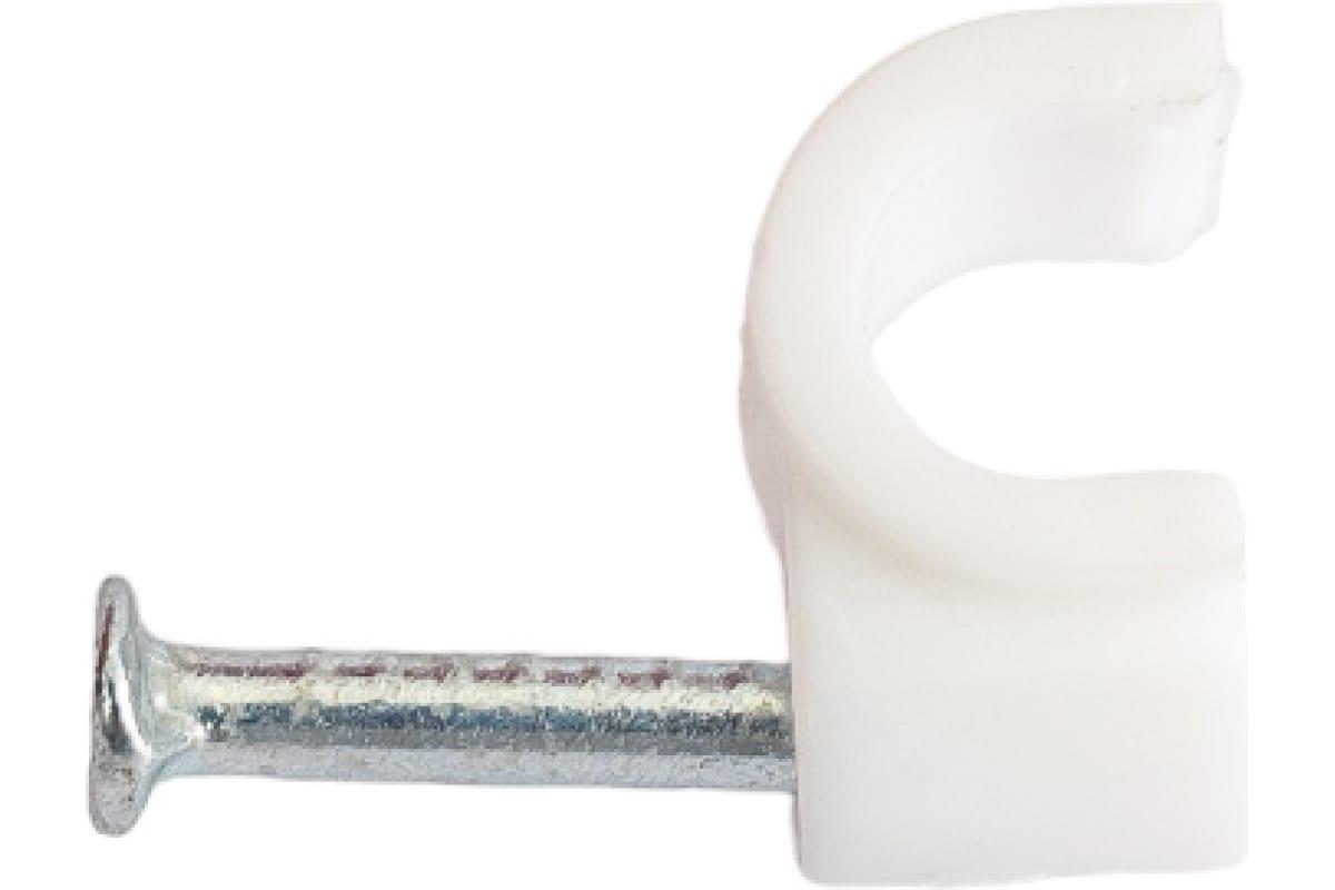 Хомут пластиковый REXANT 5 мм, белый круглый (упак. 20 шт) 07-4005-20