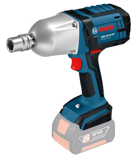 Гайковерт аккумуляторный BOSCH GDS 18 V-LI HT ударный без АКБ и ЗУ 06019B1300
