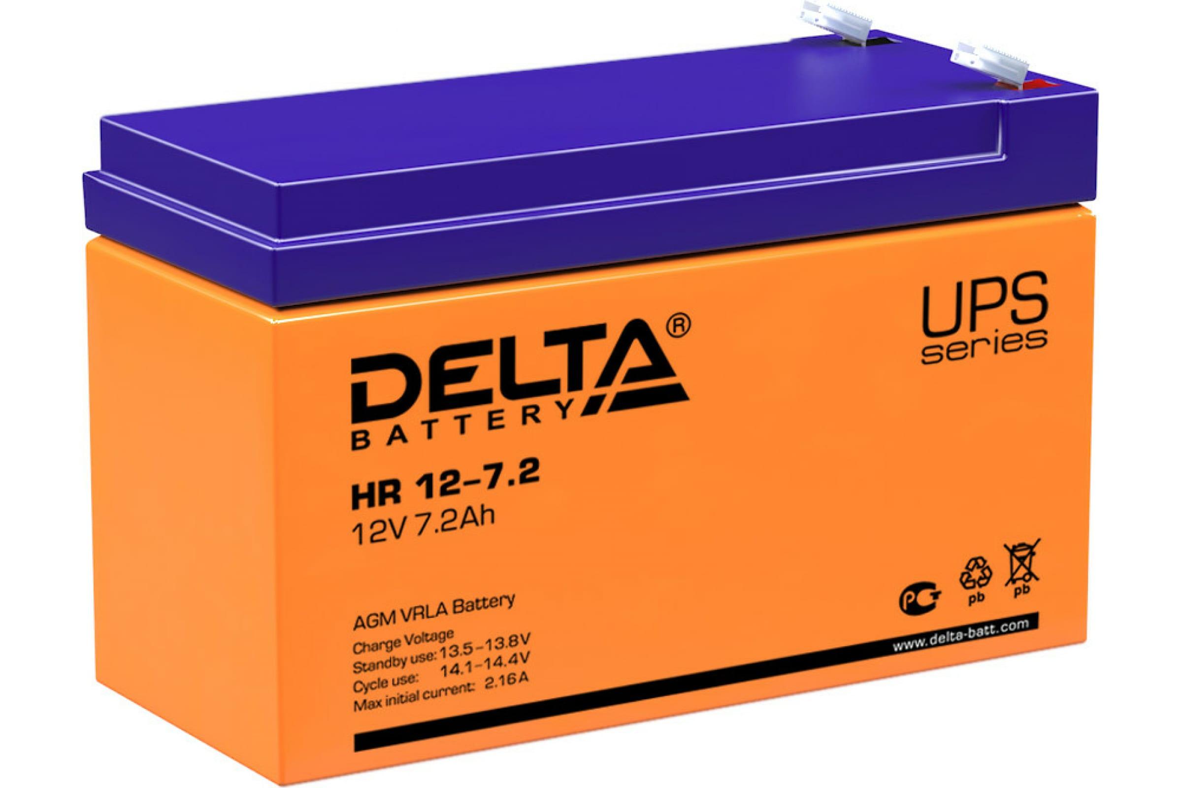 Аккумулятор Delta HR 12-7.2