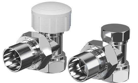 Набор термостатический угловой ROYAL THERMO (хром), 1/2" RTE 50.118 НС-1195273