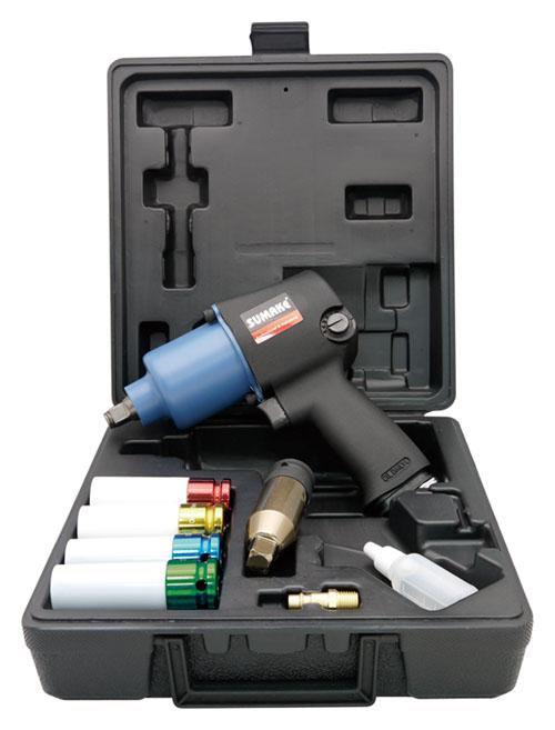 Гайковерт пневматический SUMAKE ST-5544SHK с набором головок 8095010