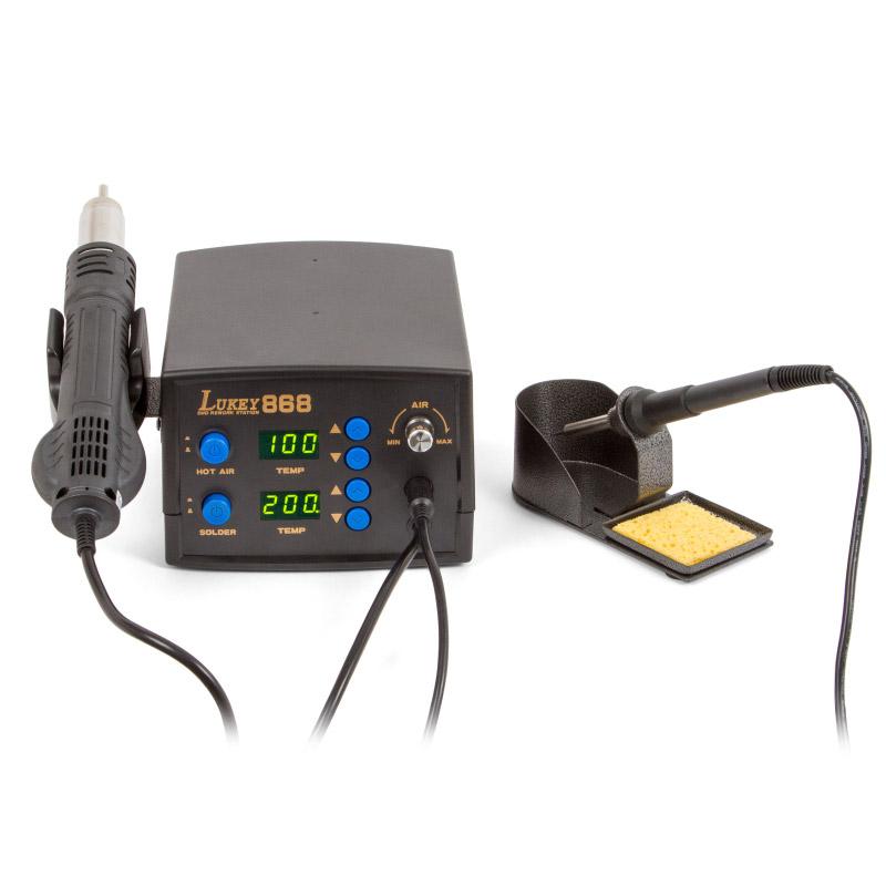 Паяльная станция LUKEY 868 фен + паяльник 12-0044-4