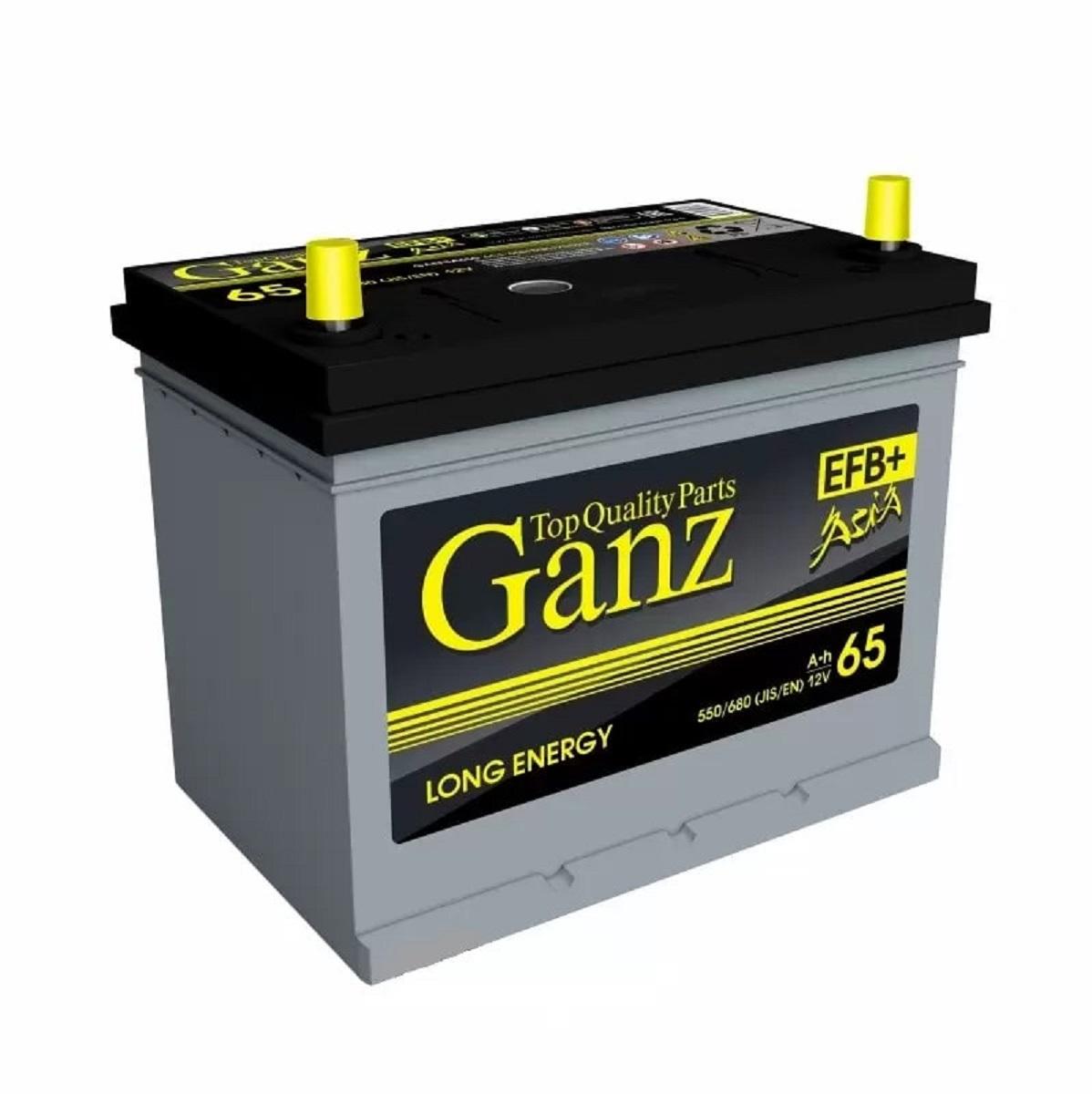 Аккумулятор GANZ ASIA EFB 65 A/ч обратная R+ 232x175x225 EN550 A GAEFBA650