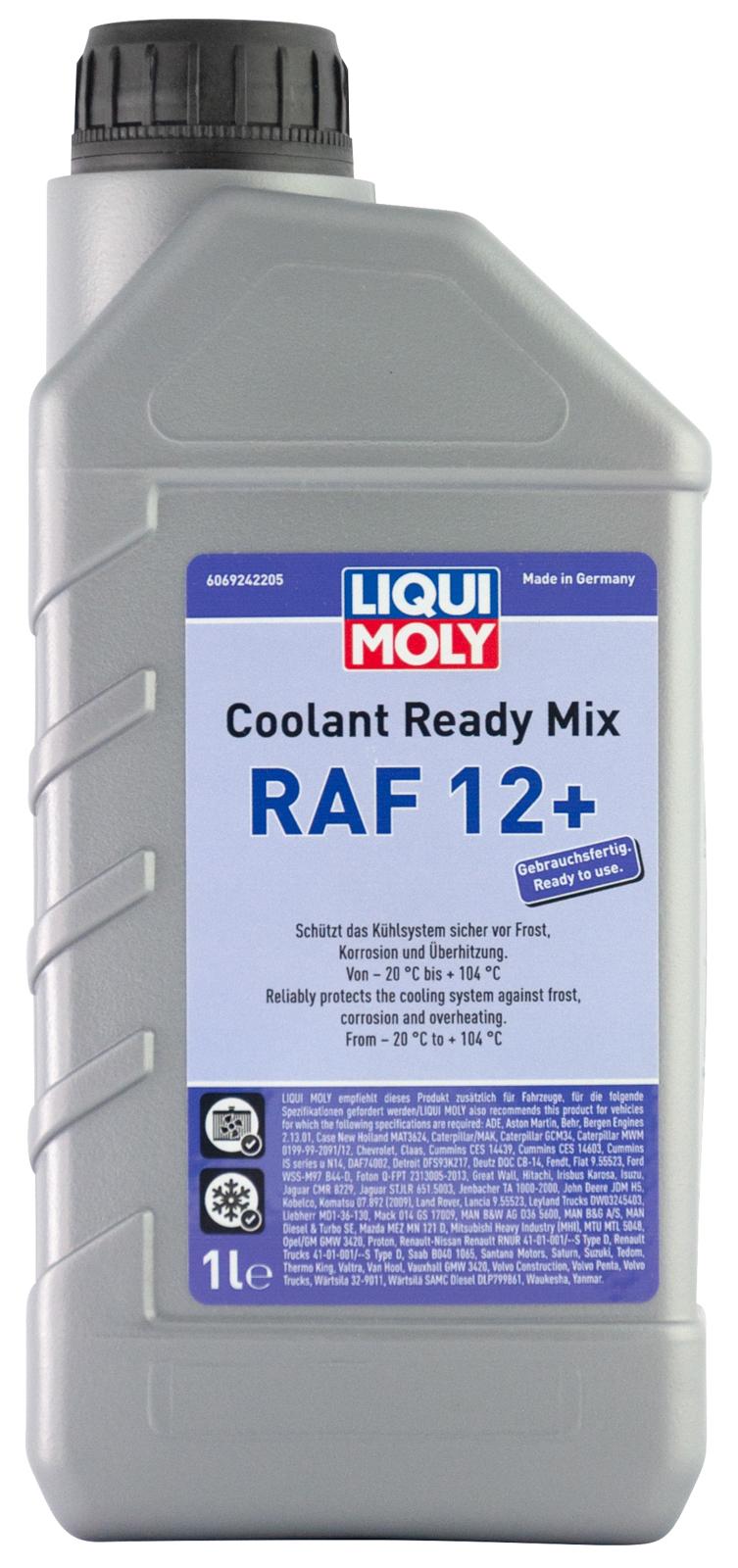 Антифриз LIQUI MOLY Coolant Ready Mix RAF12+ 1 л. красный 6924 6924