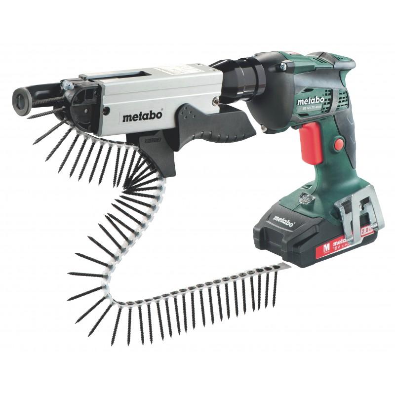 Аккумуляторный шуруповерт METABO SE 18 LTX 6000 + SM 5-55 2x2.0 Ач. 620049510