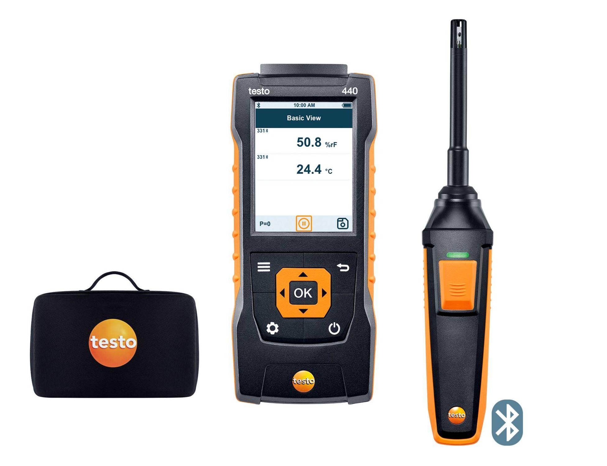 Комплект влажности с Bluetooth Testo 440 (0563 4404) 0563 4404