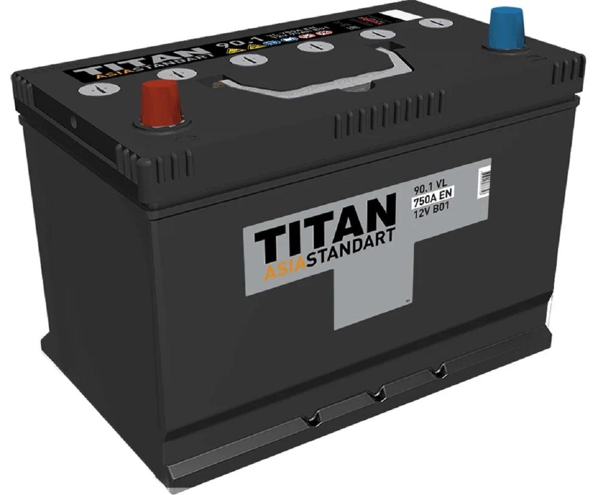 Аккумулятор TITAN ASIA STANDART 90.1 VL B01 750А 4607008887358