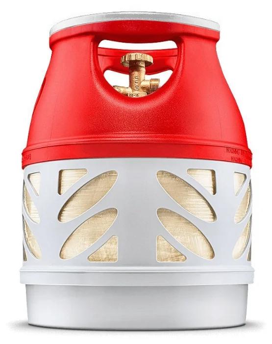 Баллон пропановый HEXAGON RAGASCO 12,5 л (серия LPG) композитный, СНГ соединение 00-00000984
