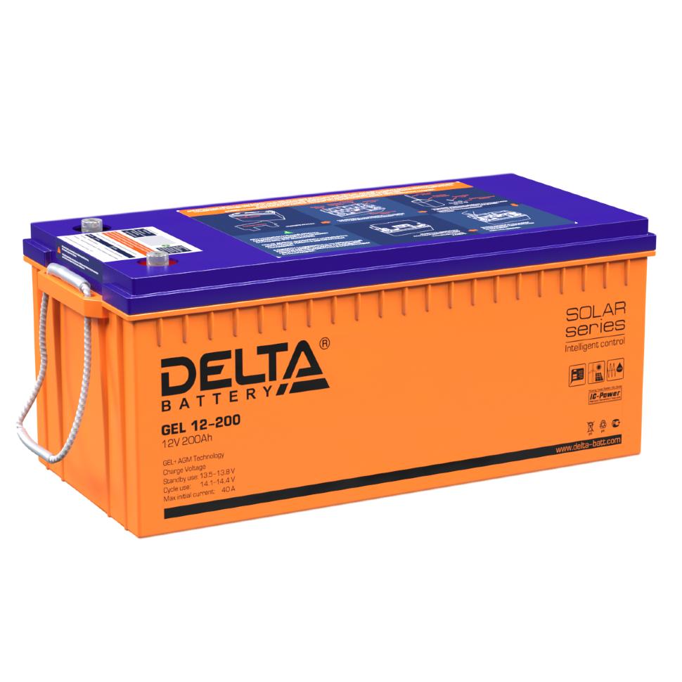 Аккумулятор Delta GEL 12-200 (AGM+GEL)