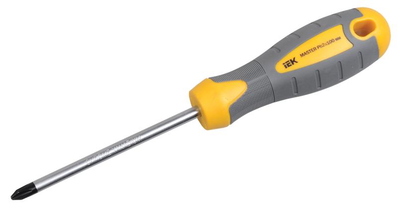 Отвертка крестовая IEK Master Pz0х75мм TSC-1PZ-075