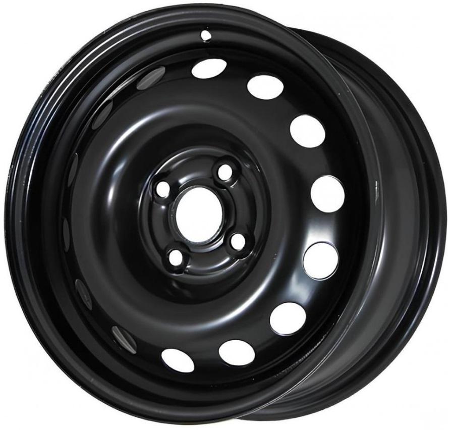 Диск штампованный GANZ R15 6J 4x100/56.6 ET45 Black GRN15033