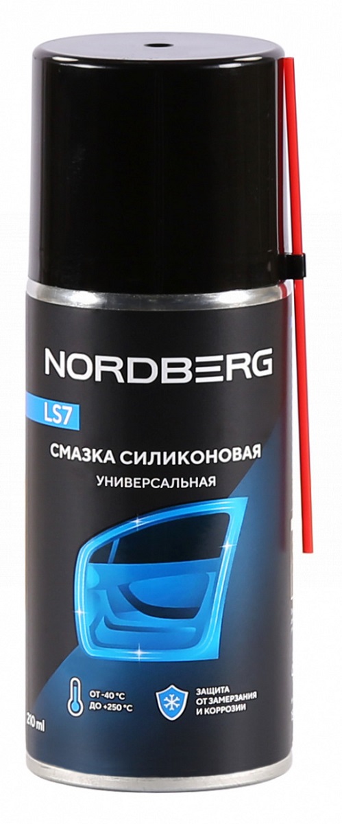Смазка силиконовая NORDBERG 210 мл LS7-210