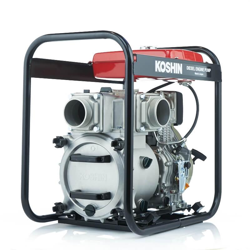 Мотопомпа дизельная KOSHIN KTY-100D для грязной воды