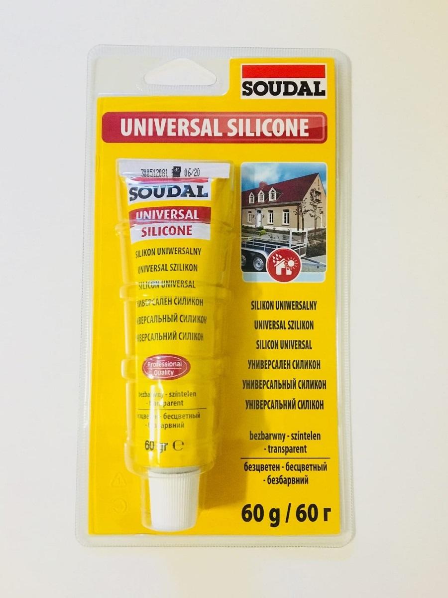 Герметик SOUDAL универсальный, прозрачный (60 гр) 120032 120032