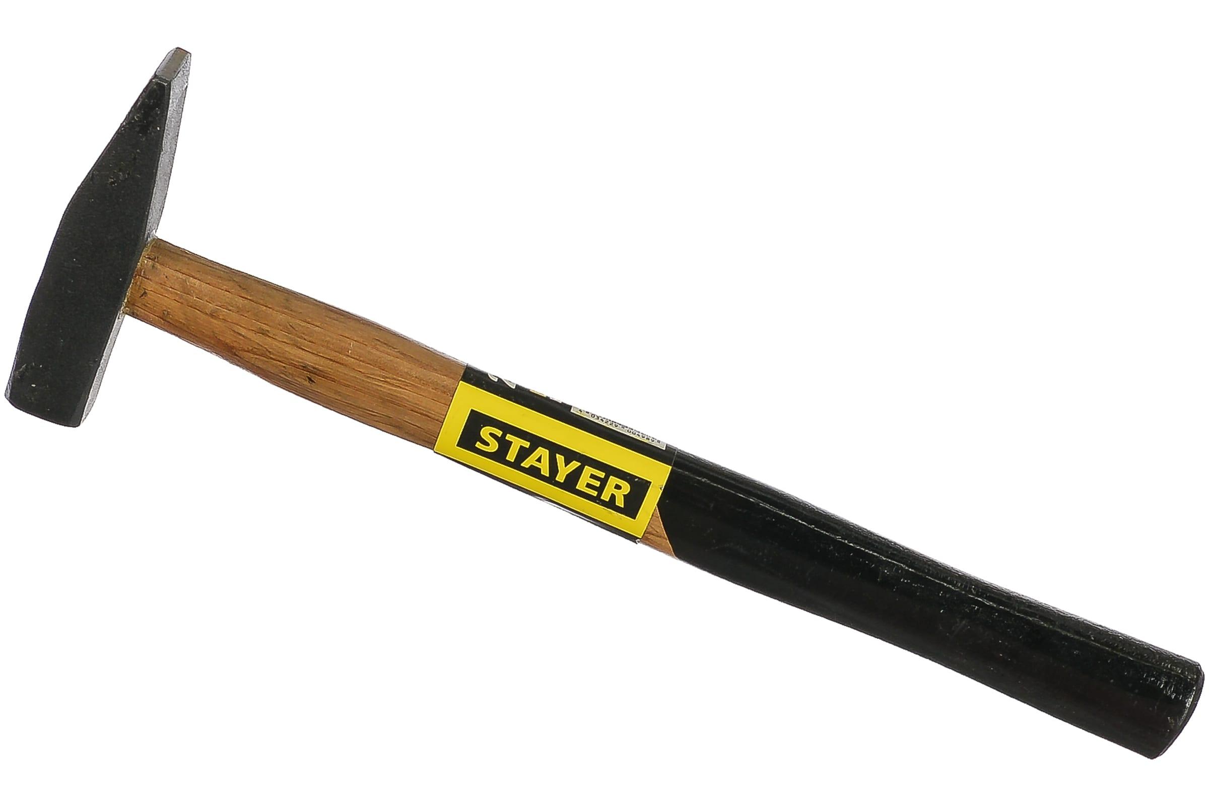 Молоток слесарный STAYER MASTER 200 200 г с деревянной рукояткой 2002-02