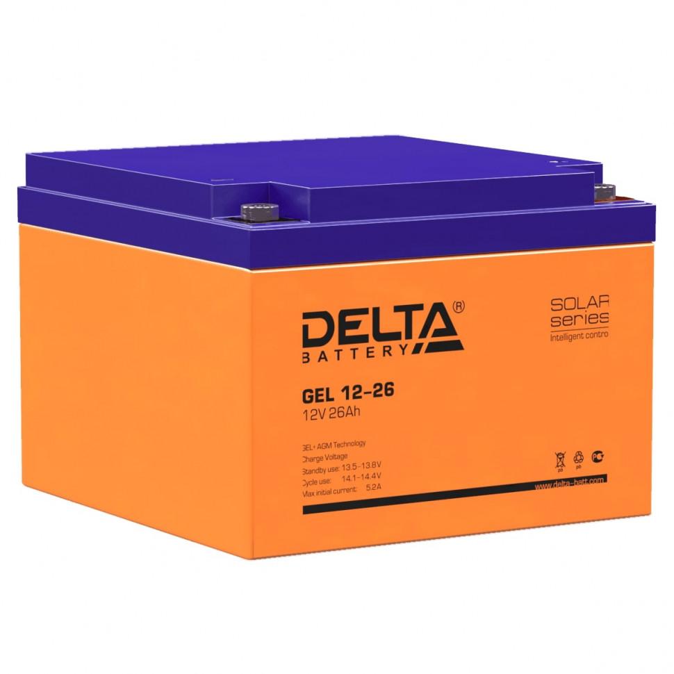 Аккумулятор Delta GEL 12-26 (AGM+GEL)