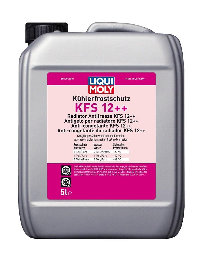 Антифриз-концентрат LIQUI MOLY Kuhlerfrostschutz KFS 12++ 5 л. красный 21135 21135