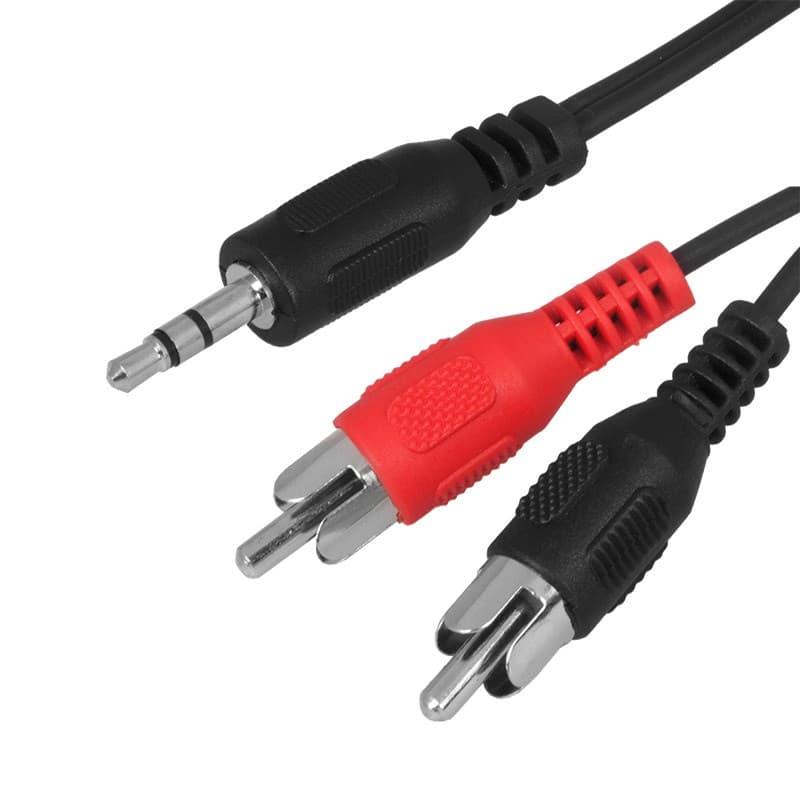 Шнур REXANT 17-4202 Стерео 3,5мм-2 RCA, 1,5м (10 шт/уп)