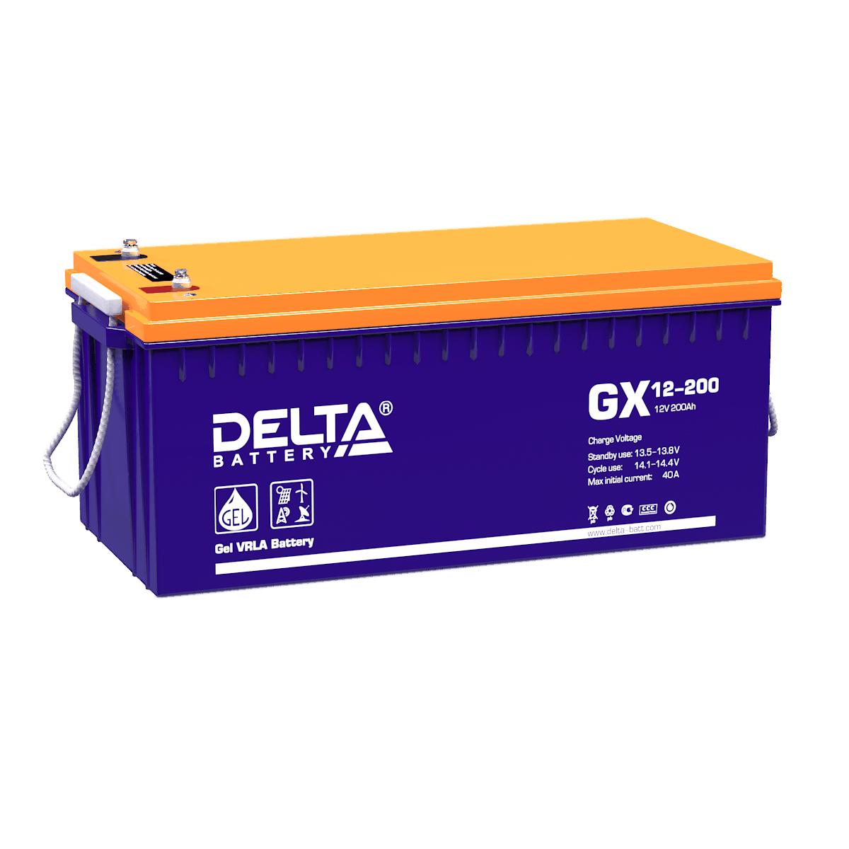 Аккумулятор Delta GX 12-200 (GEL)