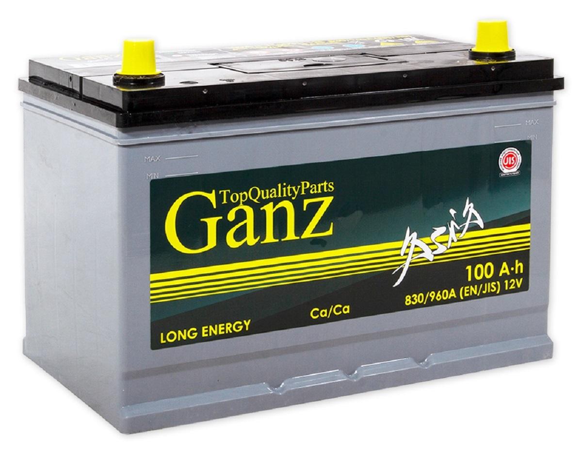 Аккумулятор GANZ ASIA 100 A/ч прямая L+ 304x173x220 EN830 A GAA1001