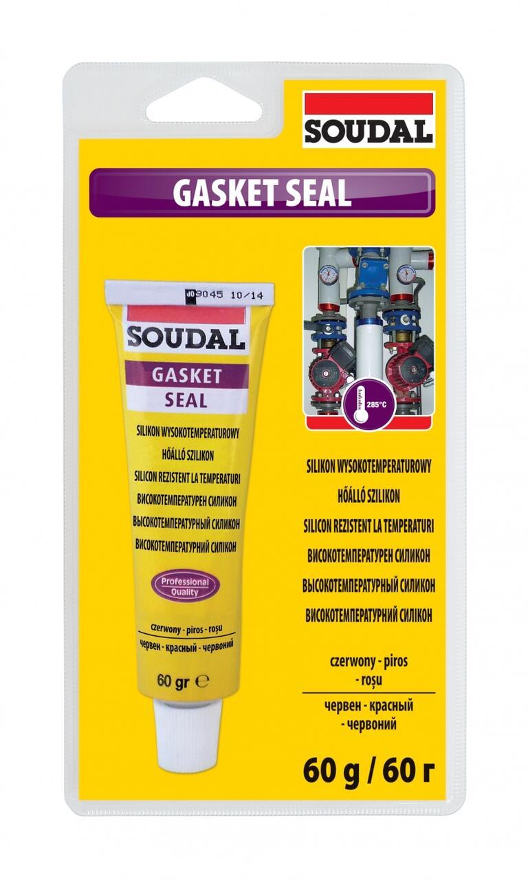 Герметик SOUDAL GASKET SEAL, высокотемпературный (60 гр) 120035 120035
