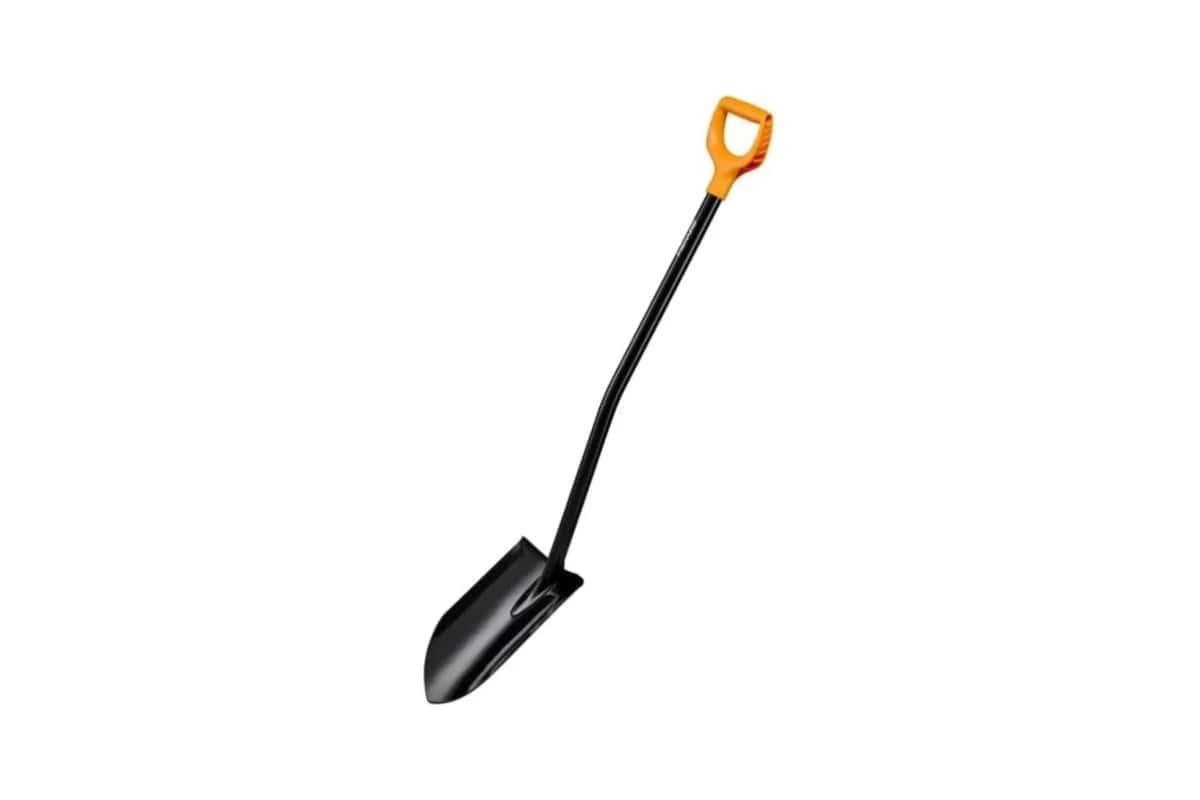 Лопата штыковая FISKARS 1067517 с удлиненным лезвием и удлин ручкой