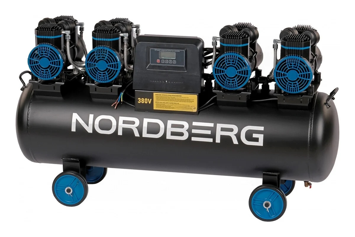 Компрессор поршневой безмасляный NORDBERG NCEO120/1000