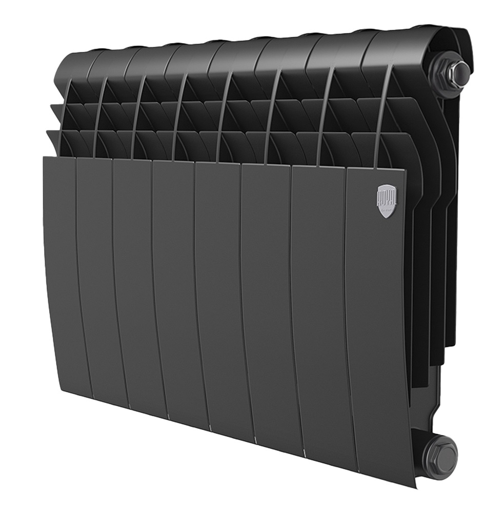 Радиатор отопления ROYAL THERMO Biliner B 350 Черный - 8 секц. биметаллический НС-1682259