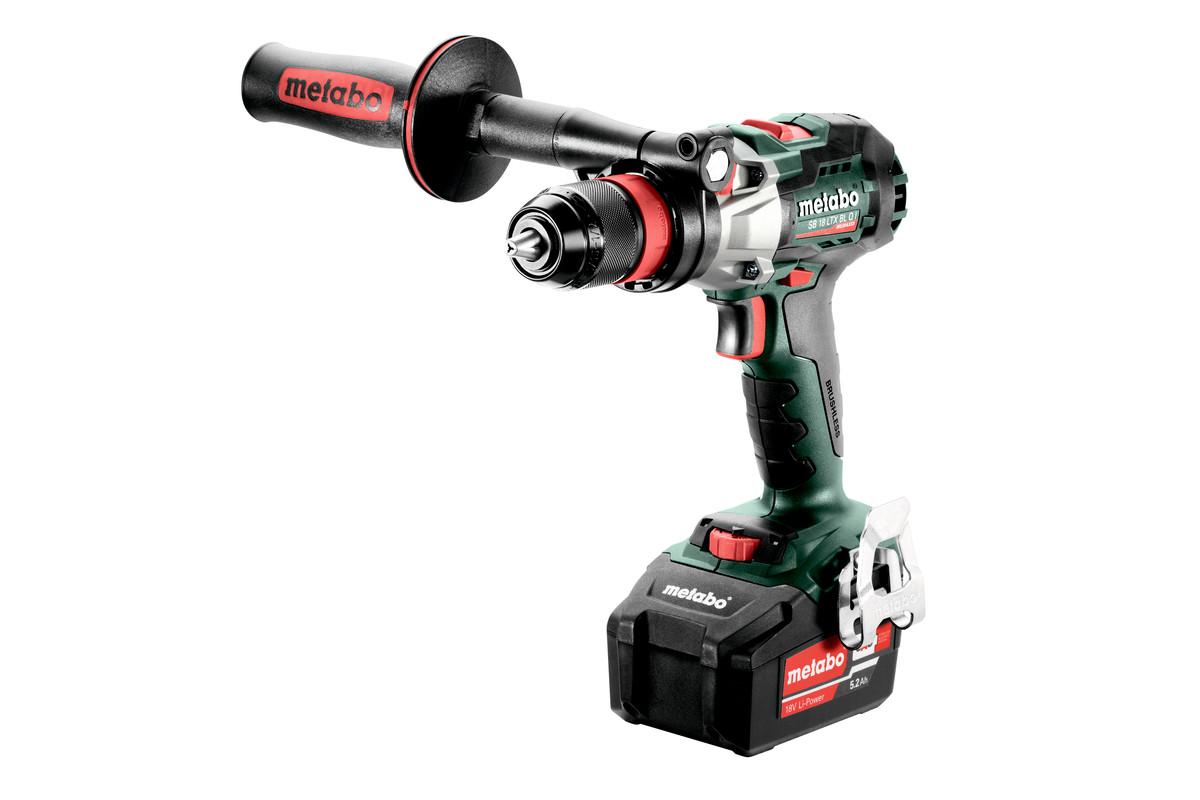Дрель-шуруповерт аккумуляторная METABO SB 18 LTX BL Quick i 2x5,2 Ач, ударная, бесщеточная 602361650