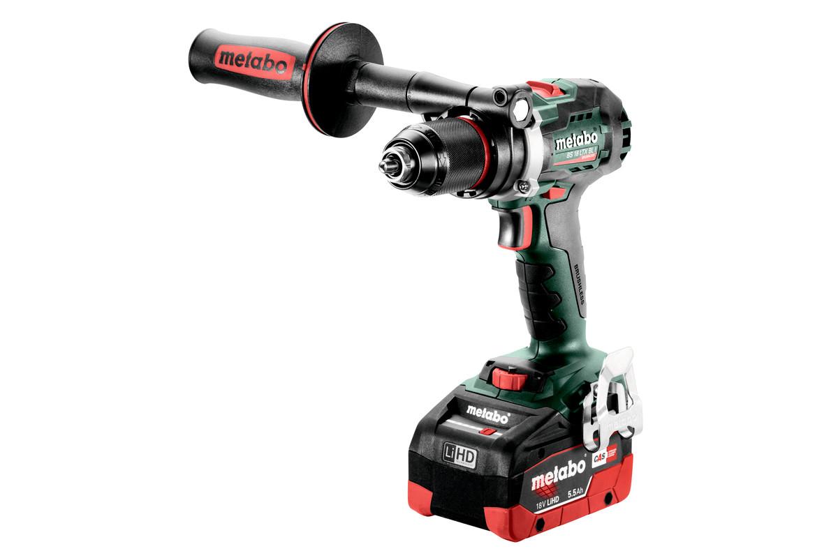 Дрель-шуруповерт аккумуляторная METABO BS 18 LTХ BL i 2x5.5 Ач LiHD, бесщеточная 602358660