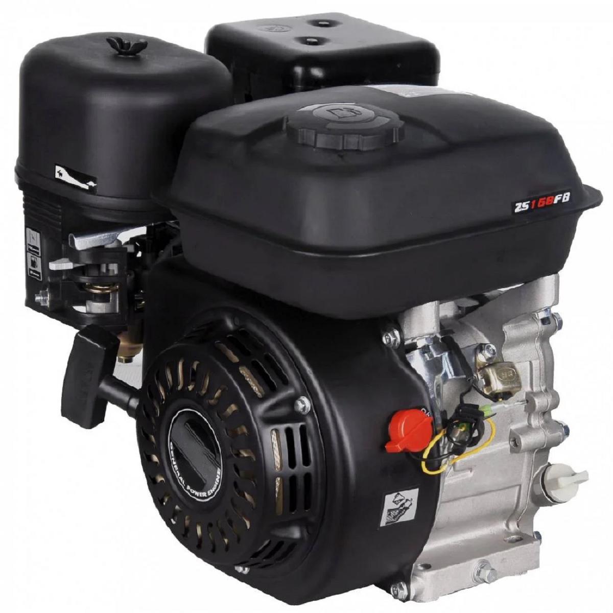 Бензиновый двигатель Evoline 168 FBE 6,5 л.с. (вал 19,05 мм, электростартер) 1T90QW682EVO