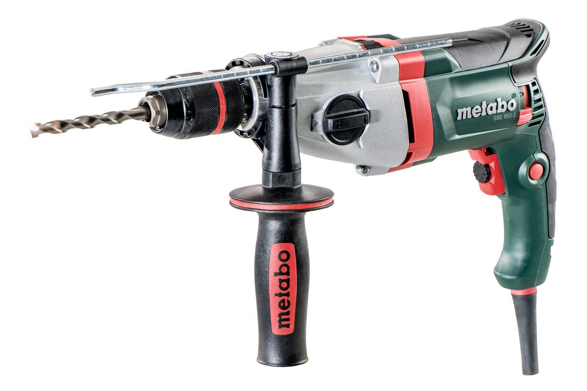 Дрель ударная сетевая METABO SBE 850 - 2 (БЗП) двухскоростная 600782500