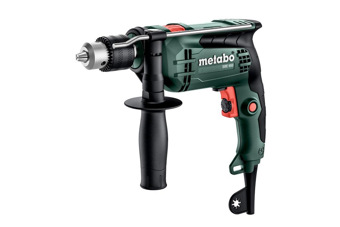 Дрель ударная сетевая METABO SBE 650 (ЗВП) односкоростая 600742000