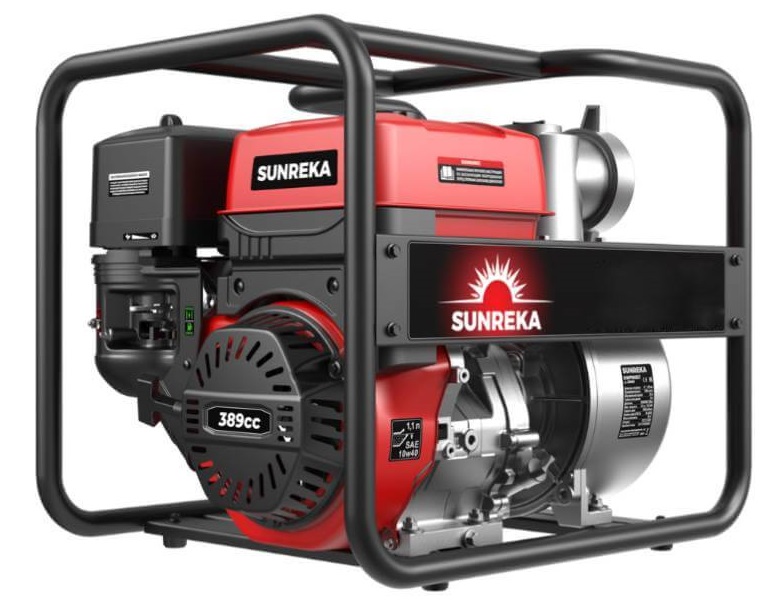 Мотопомпа бензиновая для слабозагрязненной воды SUNREKA GWP80H 215012