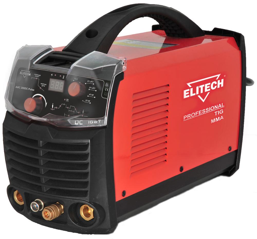Аппарат аргонно-дуговой сварки ELITECH АИС 200DC Pulse tig 188487