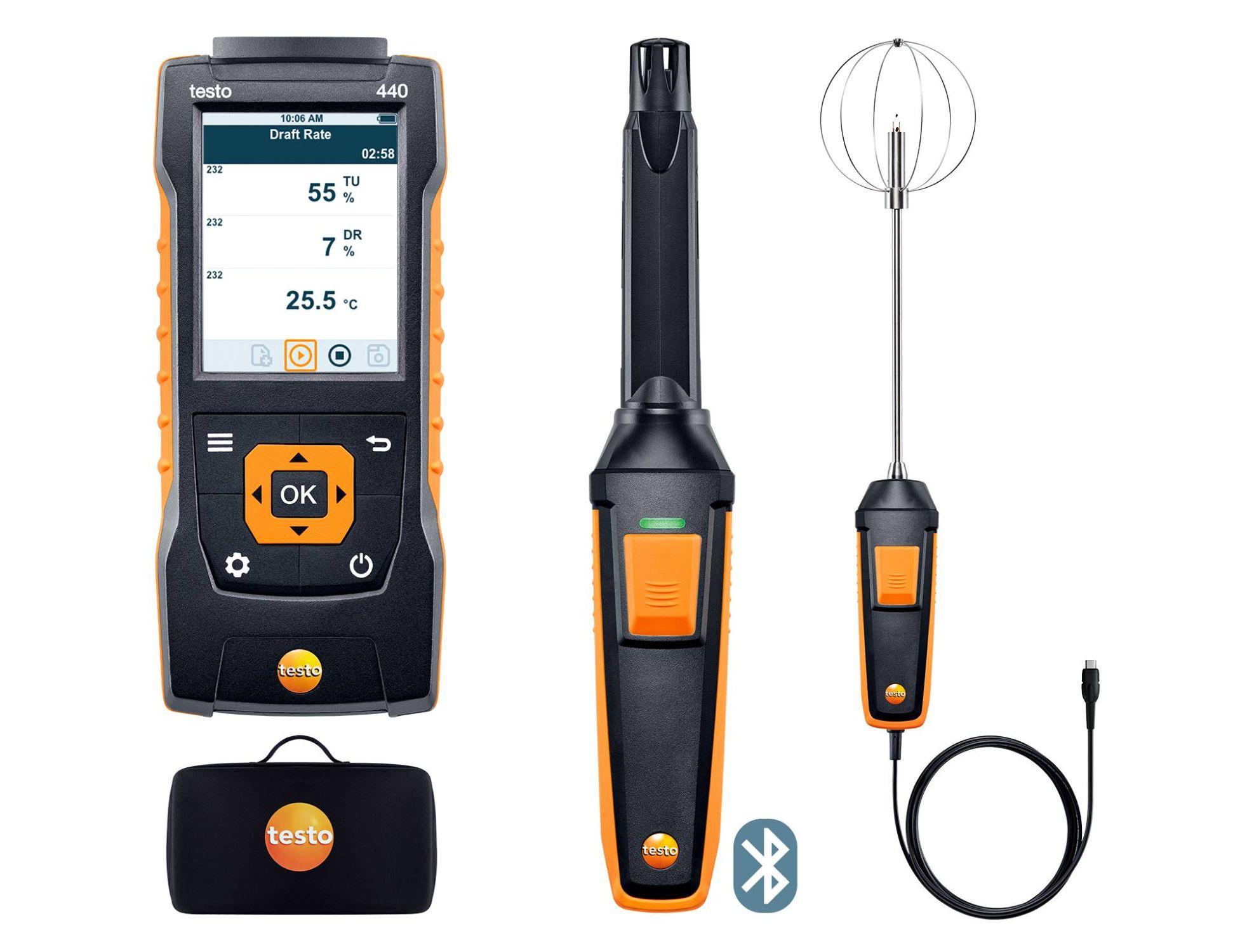 Комплект уровня комфорта с Bluetooth Testo 440 (0563 4408) 0563 4408