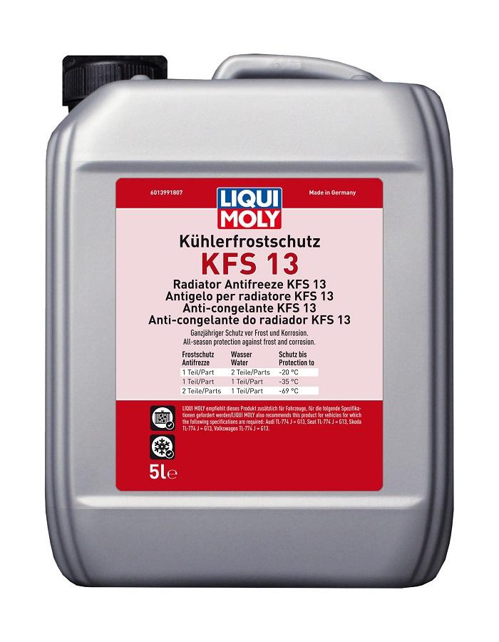 Антифриз-концентрат LIQUI MOLY Kuhlerfrostschutz KFS 13 5 л. красный 21140 21140