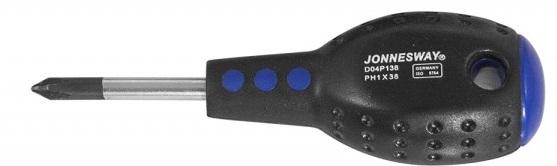 Отвертка крестовая JONNESWAY D04P138 FULL STAR, PH1 х 38 мм 047904