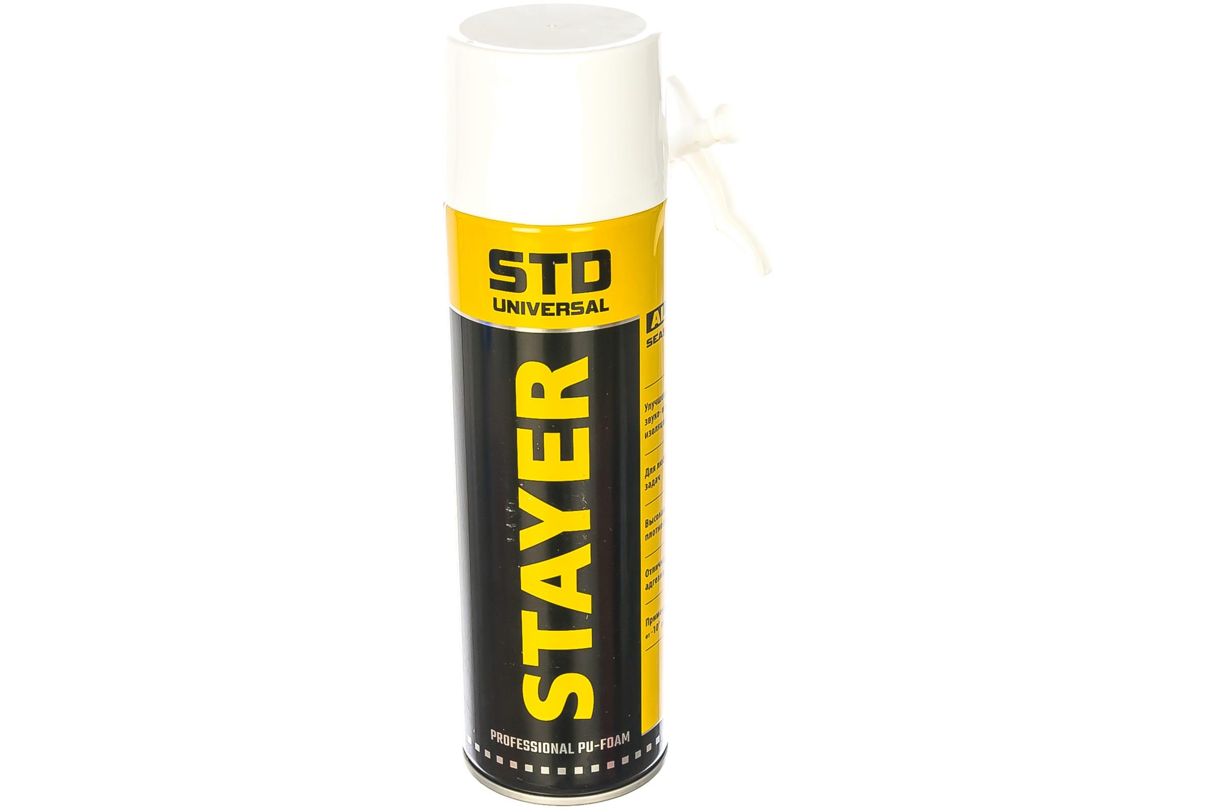Пена монтажная STAYER STD стандарт, всесезонная, (0,5 л.) 41130