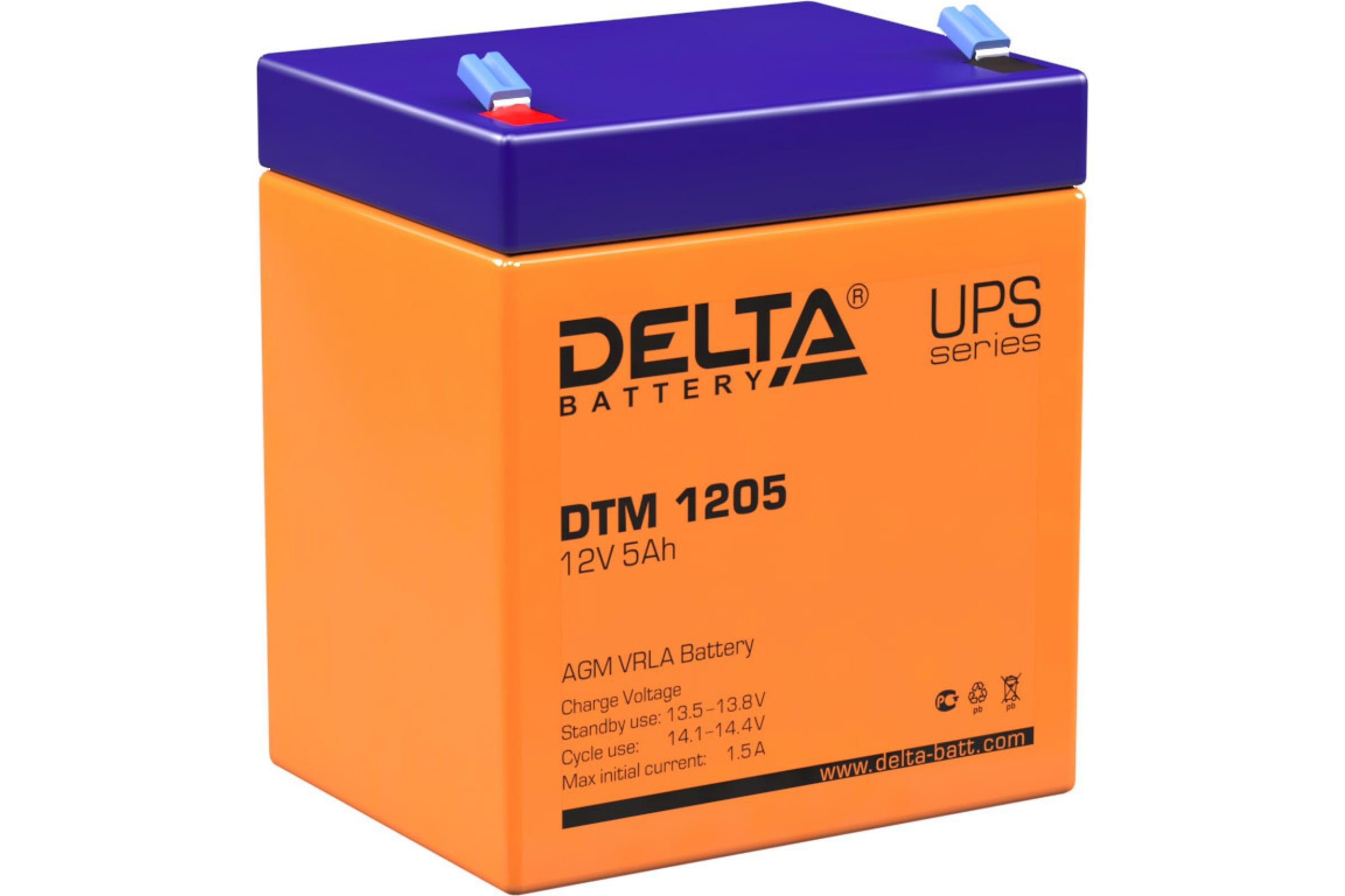 Аккумулятор Delta DTM 1205