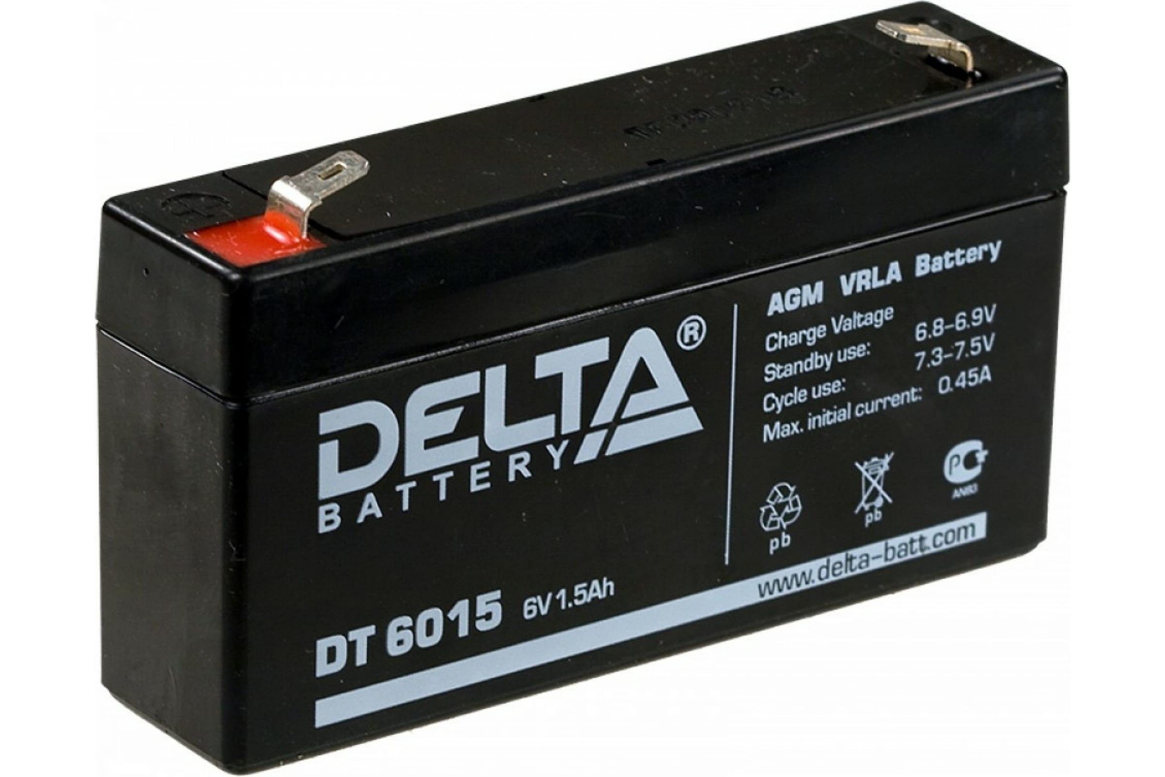 Аккумулятор Delta DT 6015