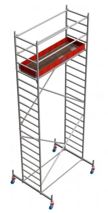 Вышка-тура алюминиевая KRAUSE STABILO 10-2 Н- 6,4 м 731333 731333